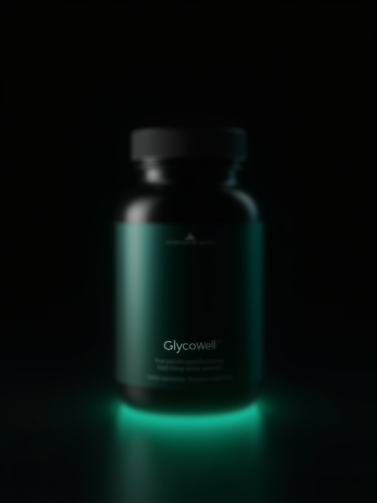 GlycoWell Supplement Bottle